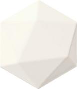 Płytki ceramiczne - Glazura Polare White Hex 11X12,5 Arte - miniaturka - grafika 1