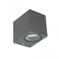 Lampy ogrodowe - Su-Ma Mini kinkiet elewacyjny ścienny 1-punktowy ciemny popiel 5001 DG) - miniaturka - grafika 1