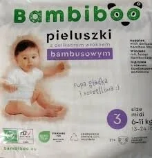 BAMBIBOO MIDI pieluchy bambusowe 6-11 kg 21 szt - Pieluchy - miniaturka - grafika 1