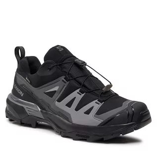 Buty trekkingowe męskie - Trekkingi Salomon X Ultra 360 Gore-Tex L47453200 Black / Magnet / Quiet Shade - grafika 1