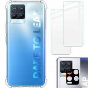 Etui i futerały do telefonów - Bizon Etui + 2x szkło + obiektyw Case Clear Realme 8 Pro przezroczyste BCCRE8PCL - miniaturka - grafika 1