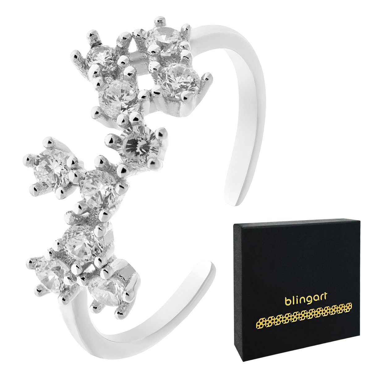 Srebrny pierścionek znak zodiaku STRZELEC 925