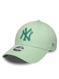 New Era Czapka z daszkiem New York Yankees Metallic 9FORTY 60667382 Zielony - Czapki damskie - miniaturka - grafika 1