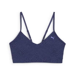 Damski stanik MOVE CLOUDSPUN AOP PUMA Blue Crystal - Bielizna sportowa damska - miniaturka - grafika 1