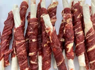 Przysmaki dla psów - Alda Kabanos Wołowina I Dorsz 100g - miniaturka - grafika 1