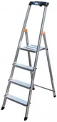 Drabiny - Krause Drabina ze stopniami wolnostojąca Safety 2,85 m 126320 - miniaturka - grafika 1
