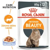 Mokra karma dla kotów - Royal Canin bytówka Intense Beauty w galaretce Feline 12x85 g saszetka 16455-uniw - miniaturka - grafika 1