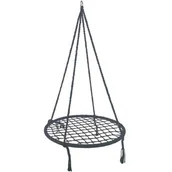 Huśtawki - Royokamp Huśtawka  Hamak ażurowy 80cm szary 1031453 - miniaturka - grafika 1