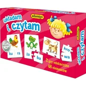 Gry planszowe - Adamigo Układam i czytam 6618 - miniaturka - grafika 1