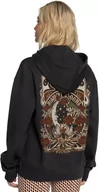 Bluzy damskie - bluza damska BILLABONG SUNS UP HOOD Off Black - OFB - miniaturka - grafika 1