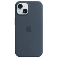 Etui i futerały do telefonów - Apple Silikonowe etui z MagSafe do iPhone 15 Sztormowy błękit MT0N3ZM/A - miniaturka - grafika 1