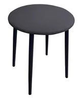 Taborety i hokery - Taboret TRIX D23 szary podstawa czarna - miniaturka - grafika 1