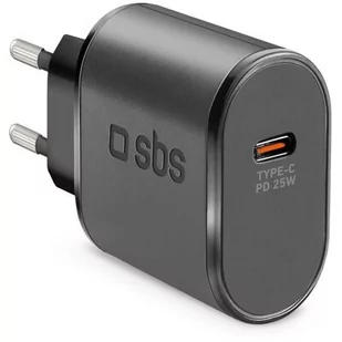 Ładowarka sieciowa SBS Fast charging 25W TETR1CPD25 - Ładowarki do telefonów - miniaturka - grafika 1