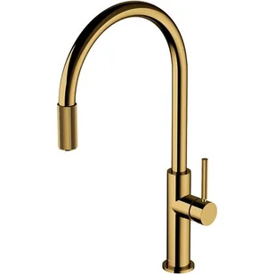 Omnires Switch bateria kuchenna do podłączenia zestawu filtrującego złota SW9057GL | - Baterie umywalkowe - miniaturka - grafika 1