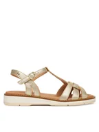 Sandały damskie - Pikolinos Sandały Roquetas W9B-0789Cl Złoty - miniaturka - grafika 1