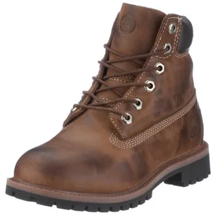 Timberland Authentics Boots 80914, Unisex - dziecięce kozaki, brązowe, (Burnished Brown nubuk), brązowy, 37 eu - Kozaki damskie - miniaturka - grafika 1