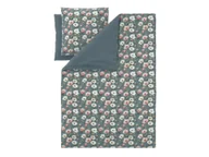 Pościel - LIVARNO® Pościel satynowa z bawełny, 220 x 200 cm (Kwiaty/ zielony) - miniaturka - grafika 1