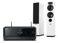 Kino domowe - Yamaha RX-V4A (czarny) + Tesi 5 (biały) - miniaturka - grafika 1