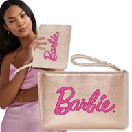 Torebki damskie - Elegancka Torebka Kopertówka Wieczór Rose Gold Wz - miniaturka - grafika 1