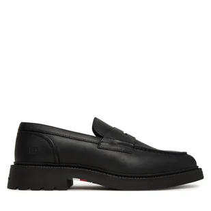Mokasyny Tommy Hilfiger Comfort Lwt FM0FM05698 Czarny - Mokasyny męskie - miniaturka - grafika 1