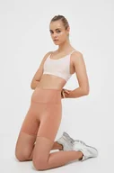 Bielizna sportowa damska - Reebok biustonosz sportowy Lux kolor beżowy gładki - miniaturka - grafika 1