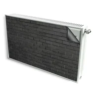 Dekoracje domu - magnes mata magnetyczna kaloryfer dekor czarne cegły - miniaturka - grafika 1