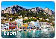 Magnesy - CAPRI - Miasto - Włoska wyspa - Morze - Włochy - Magnes na lodówkę - miniaturka - grafika 1