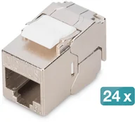 Wtyczki i adaptery - DIGITUS Keystone Cat6A geschirmt 24 Stk. werkzeugfr DN-93615-S-24 - miniaturka - grafika 1