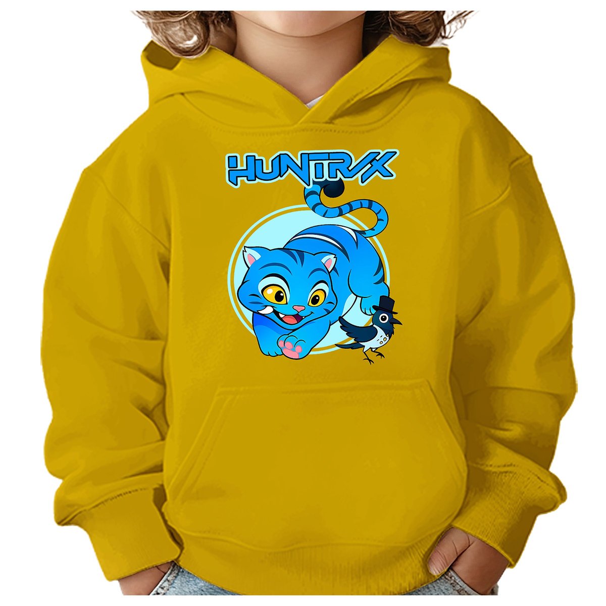 BLUZA DZIECIĘCA DERPY KOT DEMON HUNTERS HUNTRIX 146-152 Z KAPTUREM