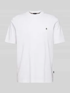 T-shirt z naszywką z logo model ‘Taut’ - Koszulki męskie - miniaturka - grafika 1