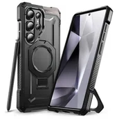 Etui i futerały do telefonów - Etui SUPCASE UB Grip Mag Magsafe do Samsung Galaxy S25 Ultra Czarny - miniaturka - grafika 1