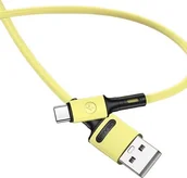 Kable USB - Kabel USB Usams USB-A - USB-C 1 m Żółty 69876-uniw - miniaturka - grafika 1