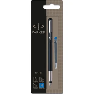 Parker Vector wieczne pióro Czarny 1 szt. - Pióra wieczne - miniaturka - grafika 1