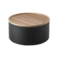 Pudła i pojemniki do przechowywania - Metalowy pojemnik dekoracyjny Rin – YAMAZAKI - miniaturka - grafika 1