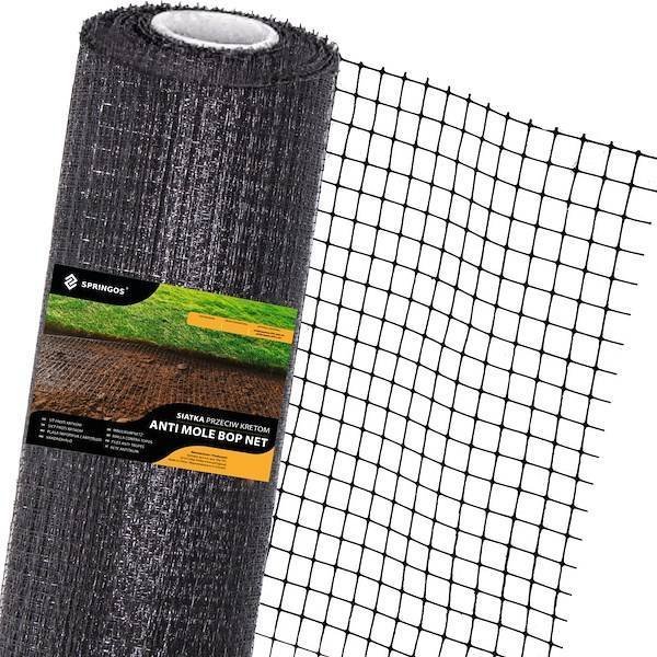 Springos Siatka na krety 2x50 m przeciw kretom, nornicom 45g/m2