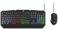 Zestawy myszka + klawiatura - MediaRange MRGS102 klawiatura Dołączona myszka USB QWERTZ Niemiecki Czarny - miniaturka - grafika 1