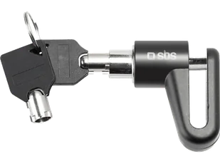 Blokada antykradzieżowa SBS Teerpadlock Czarny - Akcesoria rowerowe - miniaturka - grafika 1