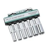 Klucze i nasadki - Honiton Zestaw nasadek 6-kątnych 1/2" 10-19mm długich 6szt. H4006 - miniaturka - grafika 1