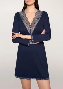 Koszulka nocna wiskozowa z elegancką mieniącą się koronką Daisy Poupee Marilyn - POUPEE - Bielizna nocna - miniaturka - grafika 1