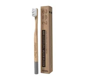 Szczoteczki do zębów - Mohani nano szczoteczka do zębów z miękkim włosiem Szara - miniaturka - grafika 1