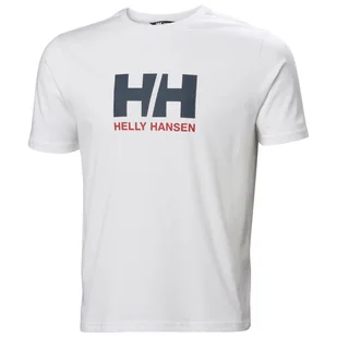 Męska Koszulka z krótkim rękawem HELLY HANSEN HH LOGO T-SHIRT 2.0 30396_001 – Biały - Koszulki męskie - miniaturka - grafika 1
