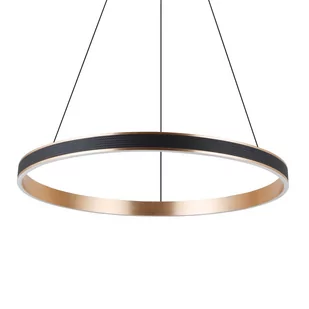 Zwieszana lampa okrągła RIO AZ5778 Azzardo LED 54W 3000K złoty czarny - Lampy sufitowe - miniaturka - grafika 1