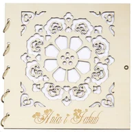 Pasmanteria - Drewniana kartka okolicznościowa z grawerem - miniaturka - grafika 1