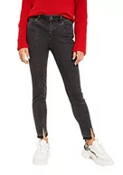 Spodnie damskie - Comma CI Jeansy damskie o kroju slim, szary (Grey/Black Denim Stretch 98Z3), 34 PL - miniaturka - grafika 1