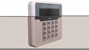 Klawiatura obsługi systemu alarmowego, LCD, wersja M, biała obudowa, do systemu Versa, Satel VERSA-LCDM-WH - Alarmy - miniaturka - grafika 1