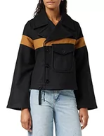 Kurtki damskie - G-STAR RAW Pantzer Flair Kurtka Damska, Czarny (Dk Black D22256-B965-6484), XL - miniaturka - grafika 1