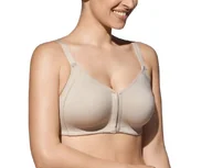 Biustonosze - SELENE BEŻOWY MIĘKKI BIUSTONOSZ Z ZAPIĘCIEM Z PRZODU 95B J9A - miniaturka - grafika 1