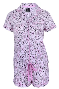 Różowa piżama Myszka Minnie DISNEY - Piżamy damskie - miniaturka - grafika 1