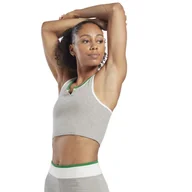 Biustonosze - Damski Stanik sportowy REEBOK RIE BRALETTE HS4862 – Szary - miniaturka - grafika 1
