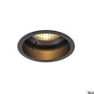 Oprawy, klosze i abażury - SLV Lampa wpuszczana HORN GU10 czarna 25W 1005435 - miniaturka - grafika 1